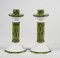 Bamboo Shape Ceramic Candleholders from Costa, Italy, 1960s, Set of 2 4