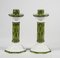 Bamboo Shape Ceramic Candleholders from Costa, Italy, 1960s, Set of 2, Image 4