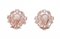 14 Kt Rose and White Gold Earrings, 1970s, Set of 2 3