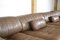 DS-88 Sofa in Chocolate Brown Patchwork Leather from de Sede, 1970s 5