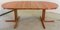 Danish Tingsryd Round Extended Dining Table 7
