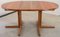 Danish Tingsryd Round Extended Dining Table 17