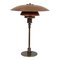 Lampada da tavolo PH 4/3 con struttura in ottone brunito di Poul Henningsen, fine XIX secolo, Immagine 1