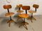 Mid-Century Architect Chairs from Böhler, 1950s, Set of 4, Image 3