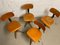 Mid-Century Architect Chairs from Böhler, 1950s, Set of 4 4