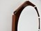 Italian Backlit Mirror in Curved Rosewood Plywood by Isa Bergamo, 1968, Image 4