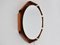 Italian Backlit Mirror in Curved Teak Plywood by Isa Bergamo, 1968 3