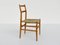 Mod. Light Chairs in Oiled Ash & Rope by Gio Ponti for Cassina, Italy, 1955, Set of 8, Image 1