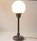 Lampe de Table Art Déco en Laiton et en Verre Opalin de Fog & Morup, Danemark, 1930s 2