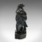 Small Art Deco Vintage Hand Carved Black Onyx, 1940s 6