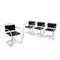 MR Chairs with Armrests by Ludwig Mies Van Der Rohe for Knoll, 1980s, Set of 4, Image 3
