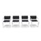 MR Chairs with Armrests by Ludwig Mies Van Der Rohe for Knoll, 1980s, Set of 4 2