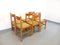 Vintage Chairs in Light Wood and Straw, 1980s, Set of 6 3