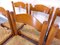 Vintage Stühle aus hellem Holz & Stroh, 1980er, 6er Set 6