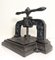 Antique Cast Iron Book Press with Figures, 1850s 2