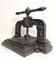 Antique Cast Iron Book Press with Figures, 1850s, Image 2