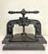 Antique Cast Iron Book Press with Figures, 1850s 1