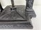 Antique Cast Iron Book Press with Figures, 1850s 12