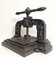 Antique Cast Iron Book Press with Figures, 1850s 8