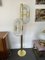 Italian Murano Glass & Brass Floor Lamp attributed to Aldo Nason for Mazzega, 1970s 2