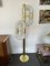 Italian Murano Glass & Brass Floor Lamp attributed to Aldo Nason for Mazzega, 1970s, Image 2