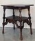 Spanish Two-Tier Console Table in Walnut, 1890 3