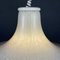 Mid-Century Beige Murano Glass Pendant Lamp, Italy, 1970s 5