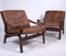 Vintage Leather Lounge Chairs attributed to Westnofa, 1970s, Set of 2 10