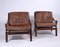 Vintage Leather Lounge Chairs attributed to Westnofa, 1970s, Set of 2 1