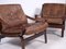 Vintage Leather Lounge Chairs attributed to Westnofa, 1970s, Set of 2 11