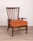 Vintage Italian Wooden Reclining Chair, 1940s, Image 5
