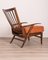 Sedia reclinabile vintage in legno, Italia, anni '40, Immagine 3