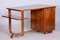 Art Deco Walnut Writing Desk by Jindrich Halabala for Up Závody, Czechia, 1920s 1