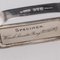 20. Jh. Serviettenring & Platzhalter aus Silber von Sampson Mordan, 1908, 6 . Set 2