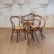 Bentwood & Rattan No. 209 Armchairs from ZPM Radomsko, 1970s, Set of 4, Image 3