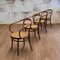 Bentwood & Rattan No. 209 Armchairs from ZPM Radomsko, 1970s, Set of 4 4