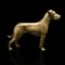Antike englische dekorative Deutsche Dogge Figur aus Bronze, 1900er 2