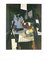 After Georges Braque, Still Life with Fruit Bowl, Bottle and Mandolin, Print 1