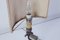 Antique Dolphin Table Lamp with Silver Base, 1890s 8