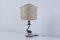 Antique Dolphin Table Lamp with Silver Base, 1890s 2