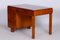 Czech Art Deco Oak Writing Desk, 1930s, Image 9