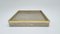 Silver-Plated Tidy Tray with Brass Edge, 1960s, Set of 2 5