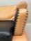 Modernes Italienisches Zwei-Sitzer Sofa aus Hellbraunem Leder 10