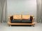 Modern Italian Two-Seater Sofa in Tan Leather 1