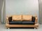 Modernes Italienisches Zwei-Sitzer Sofa aus Hellbraunem Leder 2
