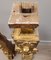 Stipe o pedestal de altar barroco de madera tallada y dorada, siglos XVII-XVIII, Imagen 21