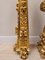 Stipe o pedestal de altar barroco de madera tallada y dorada, siglos XVII-XVIII, Imagen 20