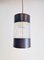 Vintage Mid-Century Pendant Lamp in Frosted Glass Metal from Philips, 1960s, Image 11