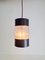 Vintage Mid-Century Pendant Lamp in Frosted Glass Metal from Philips, 1960s 8