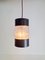 Vintage Mid-Century Pendant Lamp in Frosted Glass Metal from Philips, 1960s, Image 8